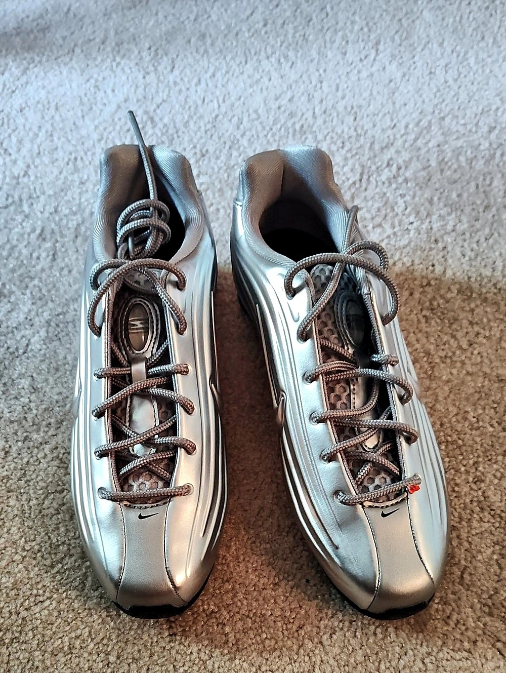 Nike Shox Z Women's Silver Athletic Shoes US 6